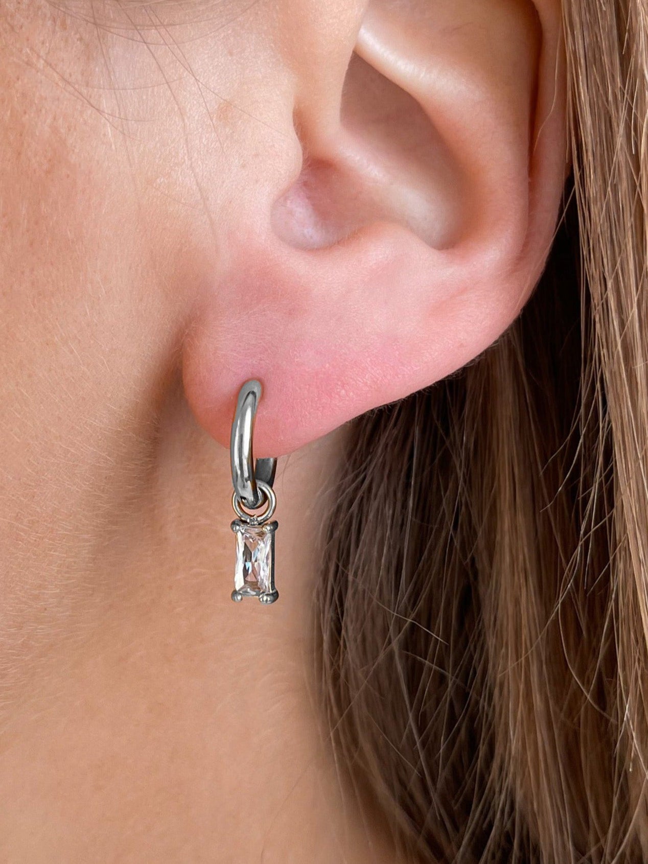 Earrings ''Cube'' 925er Sterling Silver